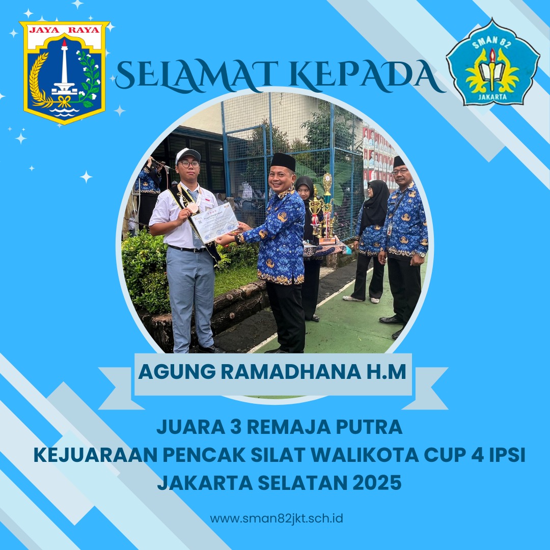 Juara 3 Remaja Putra Kejuaraan Pencak Silat Walikota Cup 4 IPSI Jakarta Selatan 2025