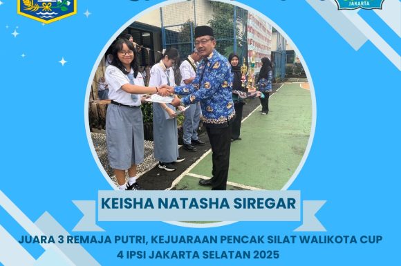 Juara 3 Remaja Putri, Kejuaraan Pencak Silat Walikota Cup 4 IPSI Jakarta Selatan 2025